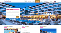 Desktop Screenshot of letoilehotel.com